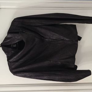 Forever 21 black side zipper jacket